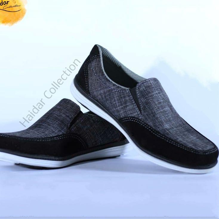 [KODE PRODUK FFD7B7266] Sepatu Pria Slip On Kasual J 29 Casual Kulit Sol Karet Suede Nubuck Premium 