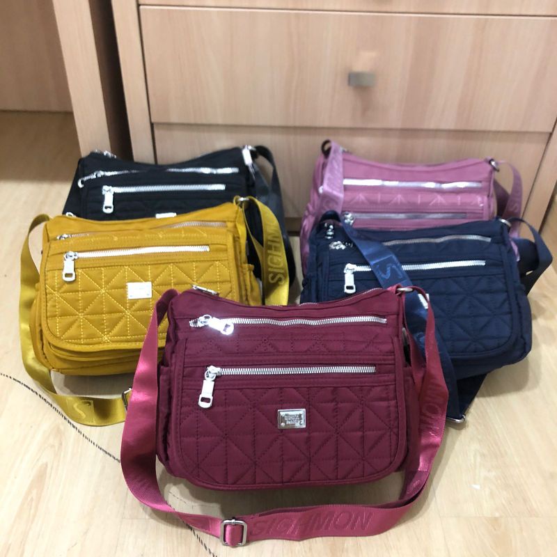 Tas Sighmon selempang model tutup ukuran besar