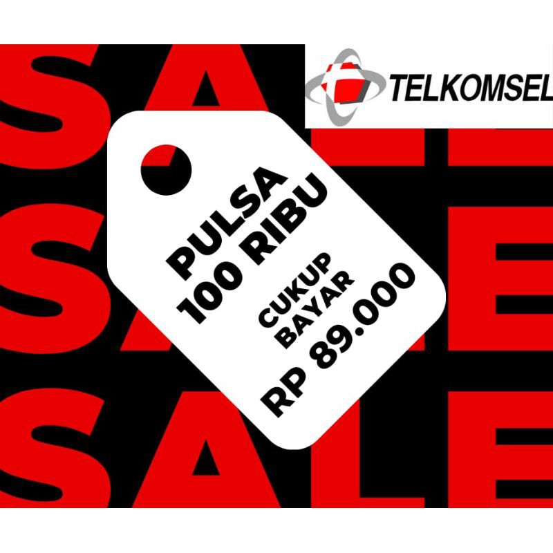 Pulsa Simpati 100.000  / beli 89.000 dapat pulsa 100.000 / pulsa Telkomsel 100000