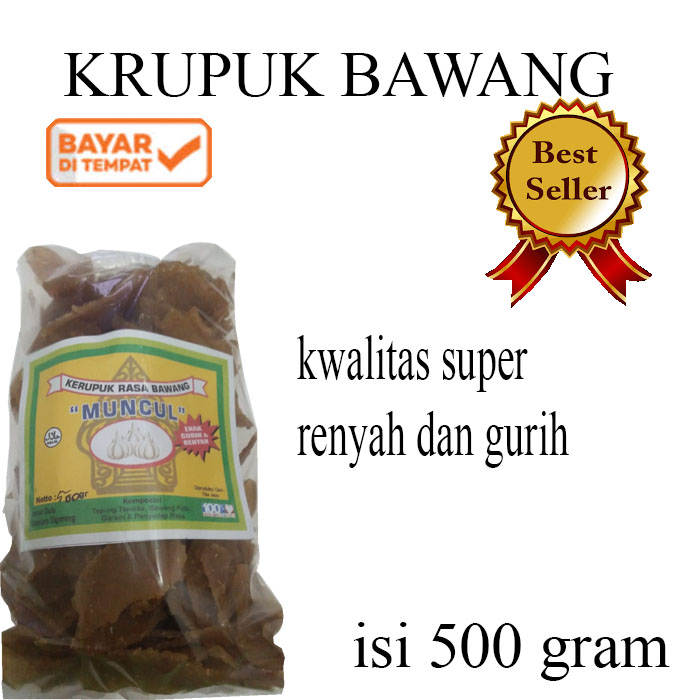 KRUPUK MENTAH RASA BAWANG