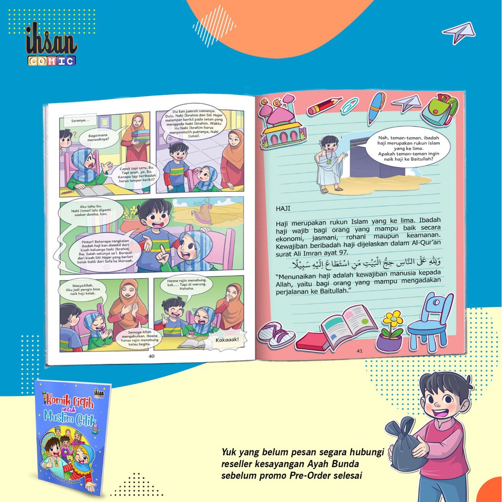 Komik Fiqih untuk Anak Muslim Vol 1 &amp; 2