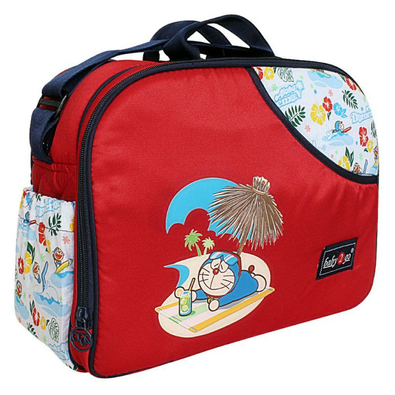 Tas Bayi Doraemon Medium Baby 2 Go Merah - Bagus Berkualitas