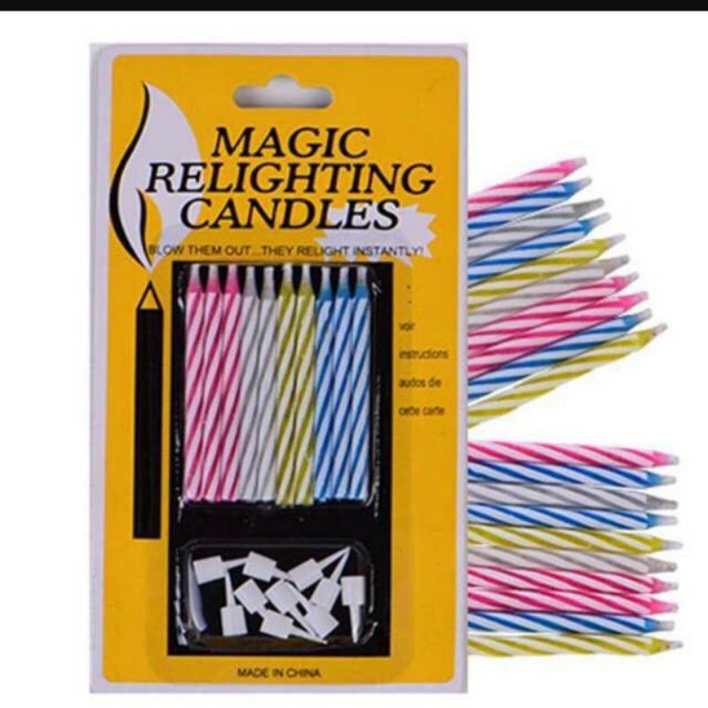 lilin ulang tahun/ lilin magic biola