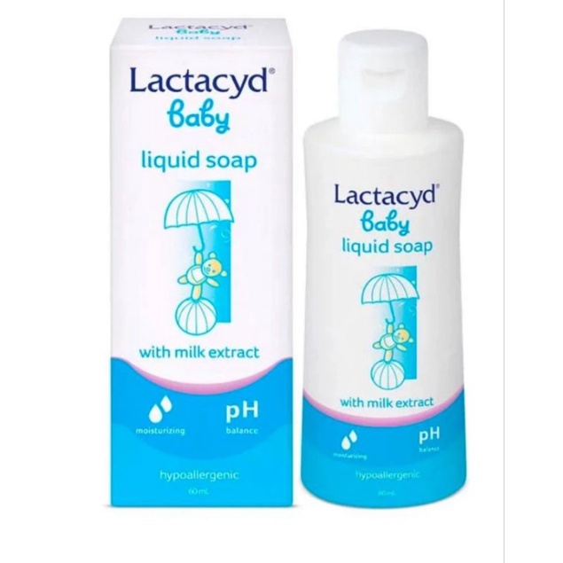 Lactacyd Baby Liquid Soap Body and Hair Wash / Sabun Bayi Lactacyd Baby Cleansing and Moisturizing 60ml