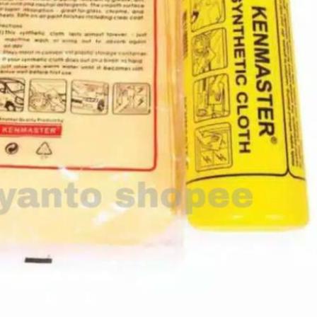 ✰ Kanebo Kenmaster Plas Chamois Lap kanebo cuci mobil motor KENMASTER ORI SUDAH PLUS WADAH TABUNG ♡