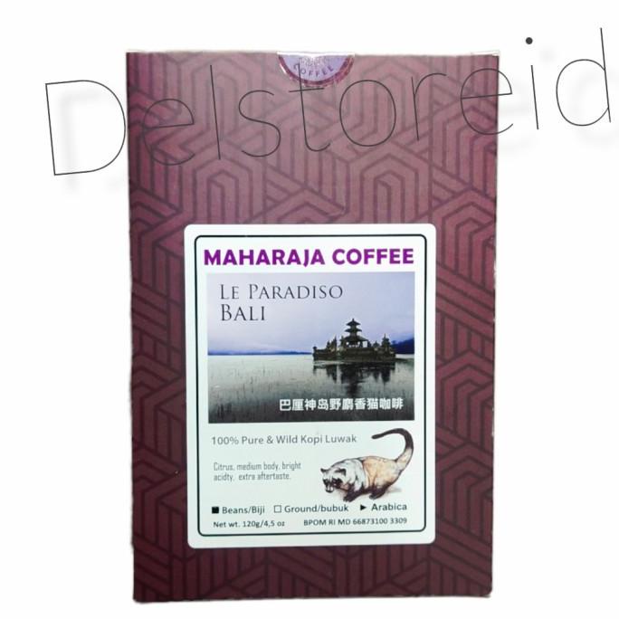 

MAHARAJA COFFEE LE PARADISO BALI 100% PURE WILD KOPI LUWAK BIJI 120 GR FBFG63546