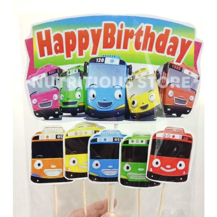 HIASAN KUE TAYO / CAKE TOPPER TAYO / ASESORIS KUE TAYO / TOPER KUE TAYO / DEKORASI KUE TAYO / GAMBAR