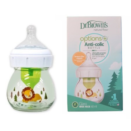 Dr Brown's Options+ Anti Colic Bottle Glass 60ml - 21600