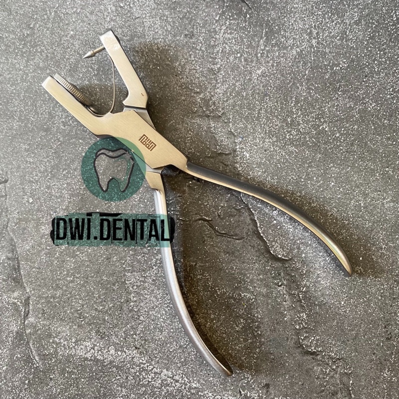 E4.2 - dental tang rubber dam plier forcep punch