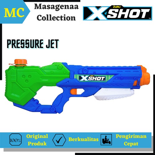 Maenan Mainan Tembak Tembakan Pistol Pistolan Air Anak Zuru X Shot Xshot Super Soaker Pressure Jet W