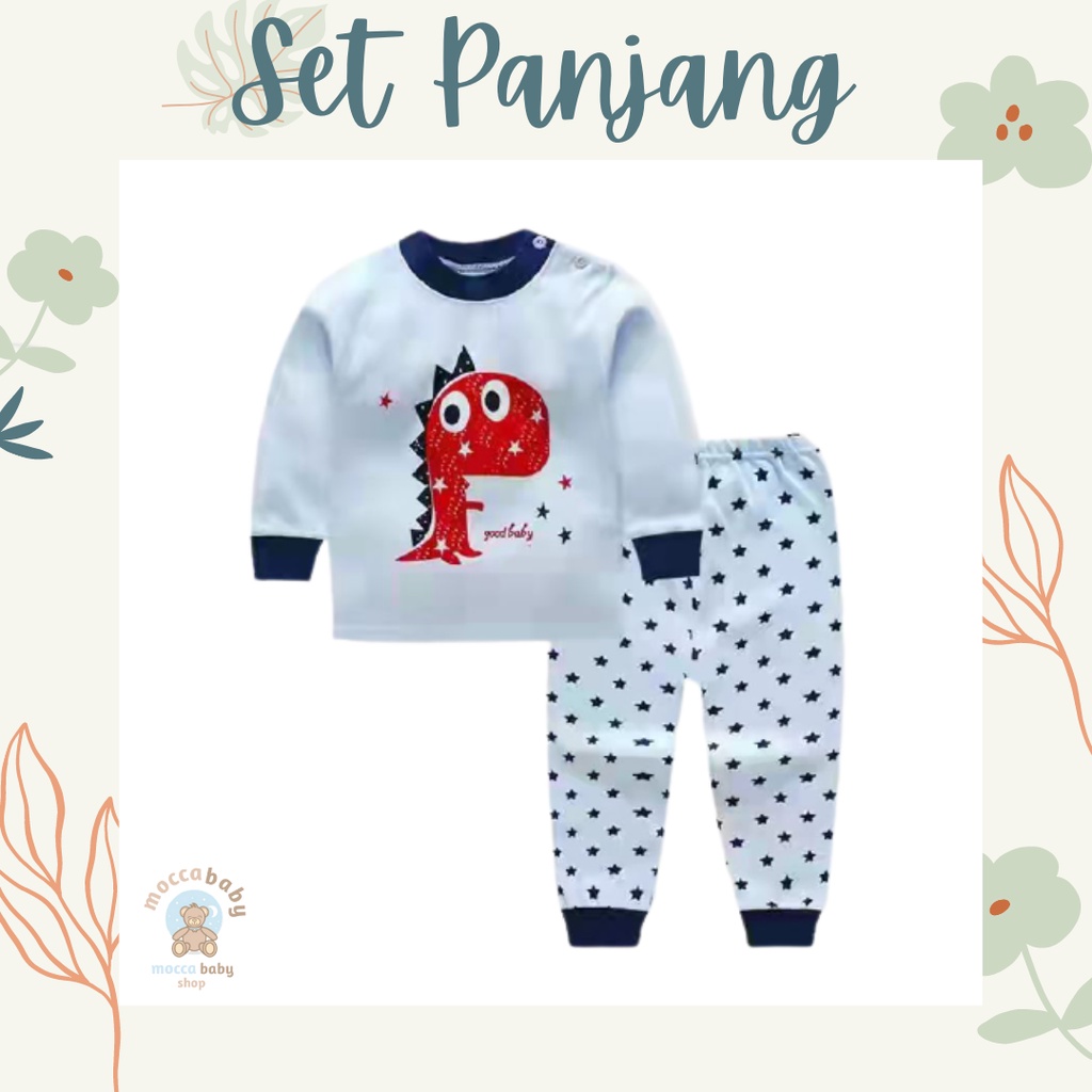 MBSS Baju Premium Anak Bayi Piyama Jumper Jumpsuit Celana Tidur Lengan Panjang NEW H5 112