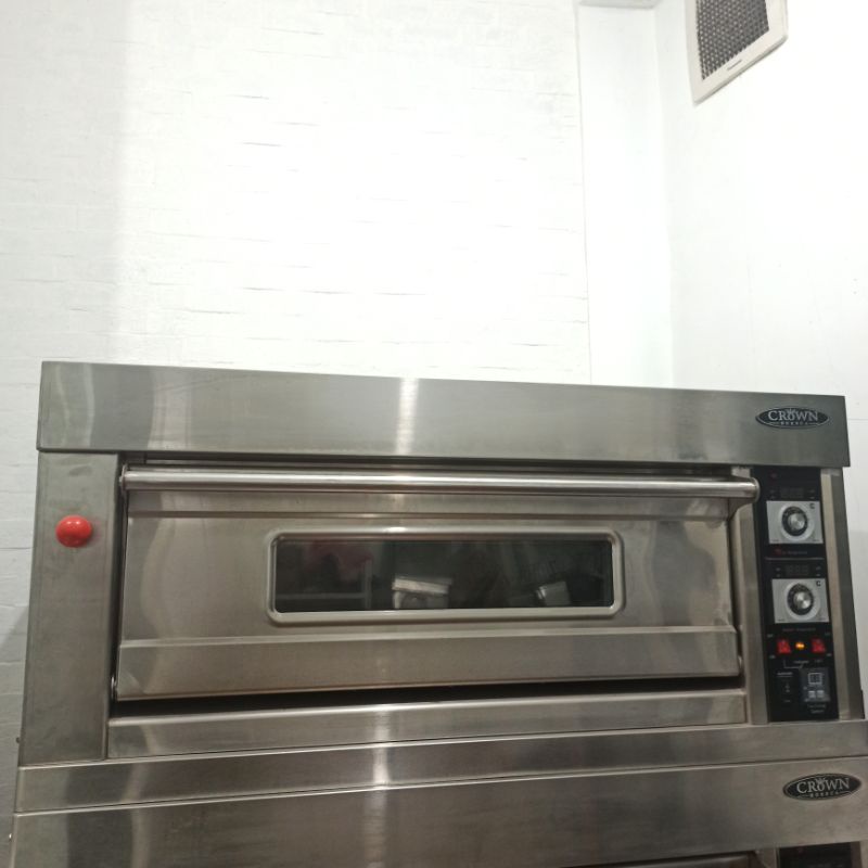 OVEN 1 DECK 2 TRAY CROWN SECOND/BEKAS