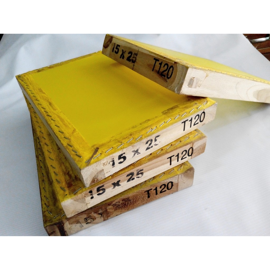

Screen T 120 / T120 (15x25cm) Sablon Manual Untuk Cat Oil Base