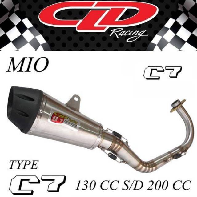 KNALPOT EXHAUST CLD C7 MIO ,MIO SOUL ORIGINAL