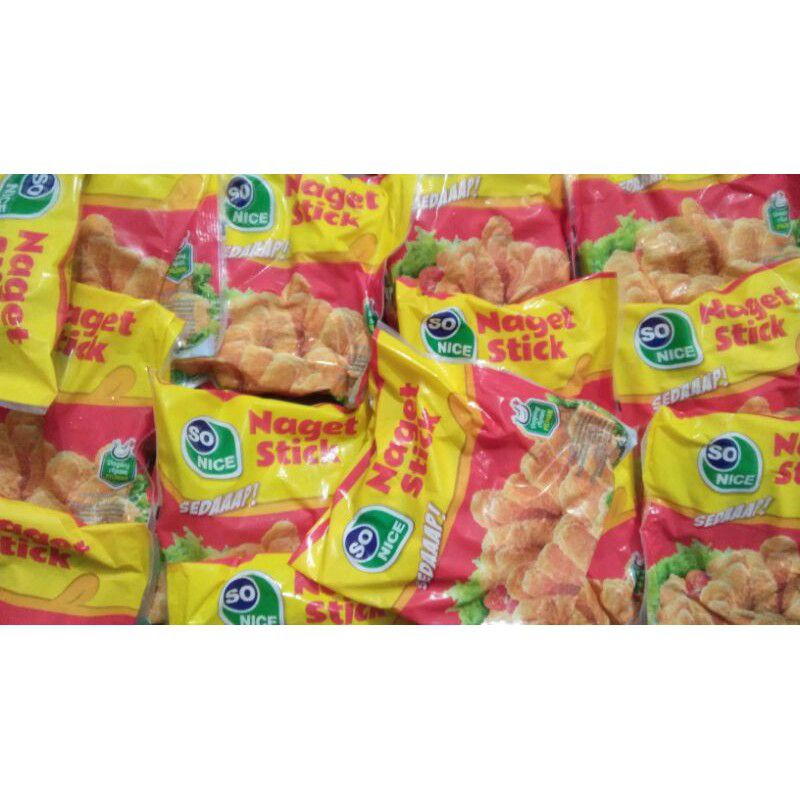 

Naget So Nice Stik 250gram / Makanan beku / Frozen Food / Nugget