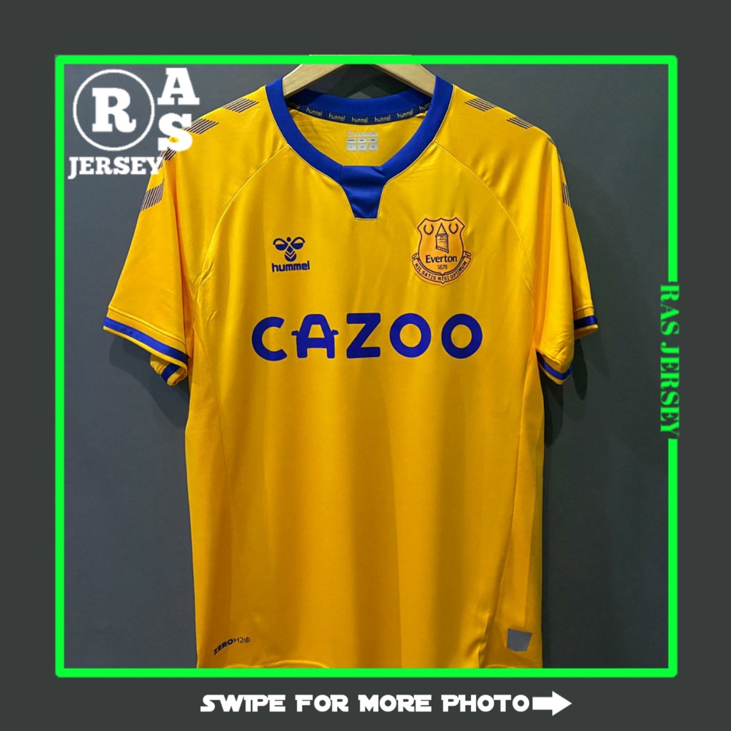 JERSEY EVERTON AWAY NEW 2020-2021 JERSEY GO HIGH QUALITY | EVERTON KUNING