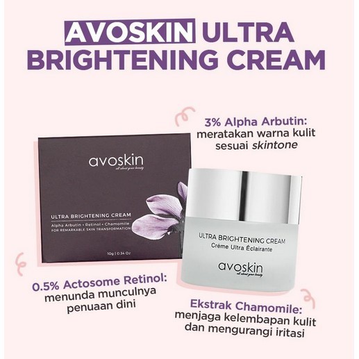 Avoskin Ultra Brightening Cream 10gr