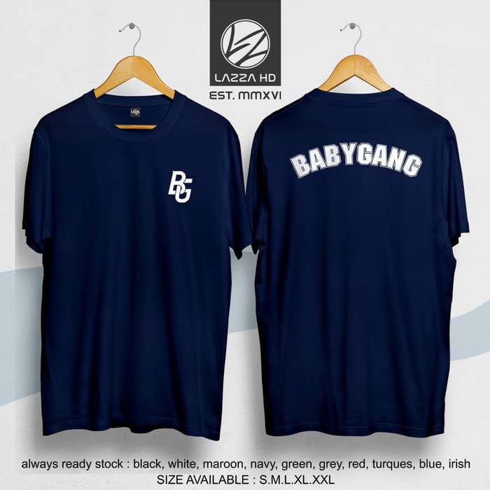 Kaos / Baju / Tshirt Distro BabyGang Baby Gang BG v2 Keren Terlaris
