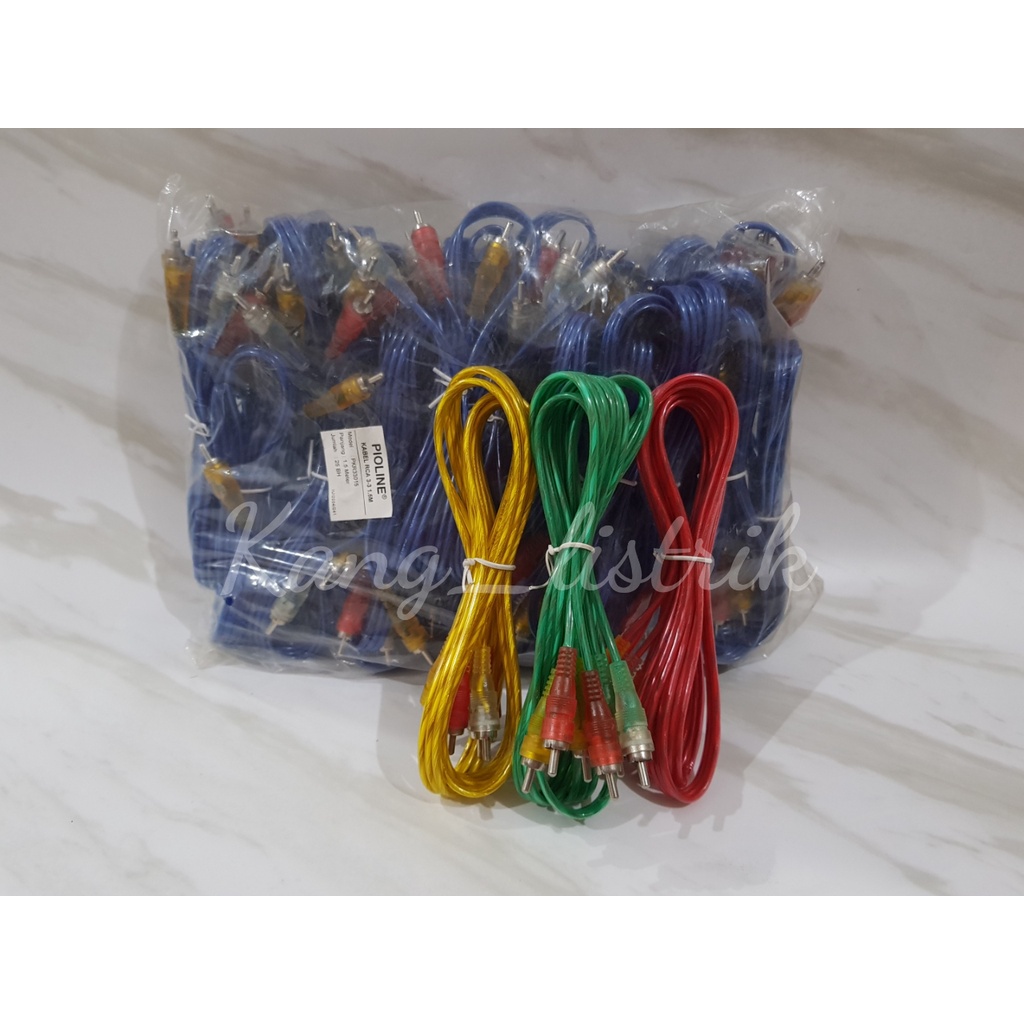 Kabel Audio / Kabel RCA 3-3 1,5Meter