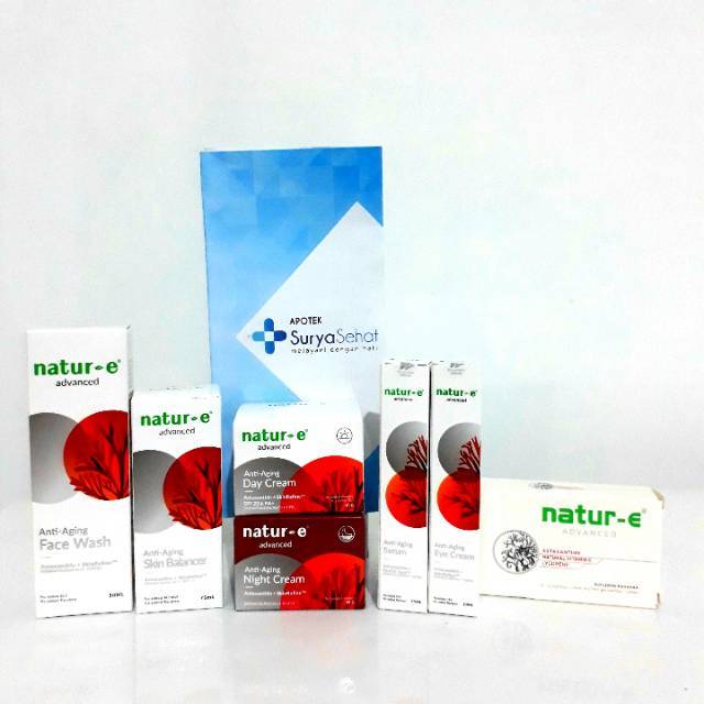 Natur-E Advanced Anti Aging Face Series Paket Lengkap 7 in 1