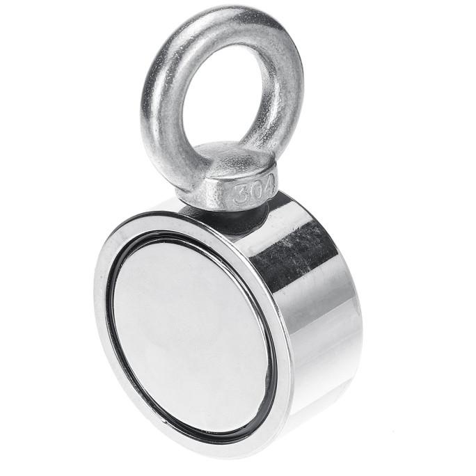 [ORI] 160KG D48mm Double Side Neodymium Magnet Fishing Metal Sea