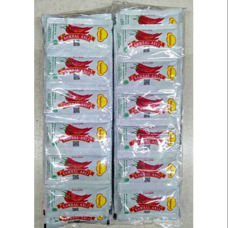 Jual Saos Sambal Nasional Sachet Stick 9 Gr 1 Pack Isi 24 Sachet Saos