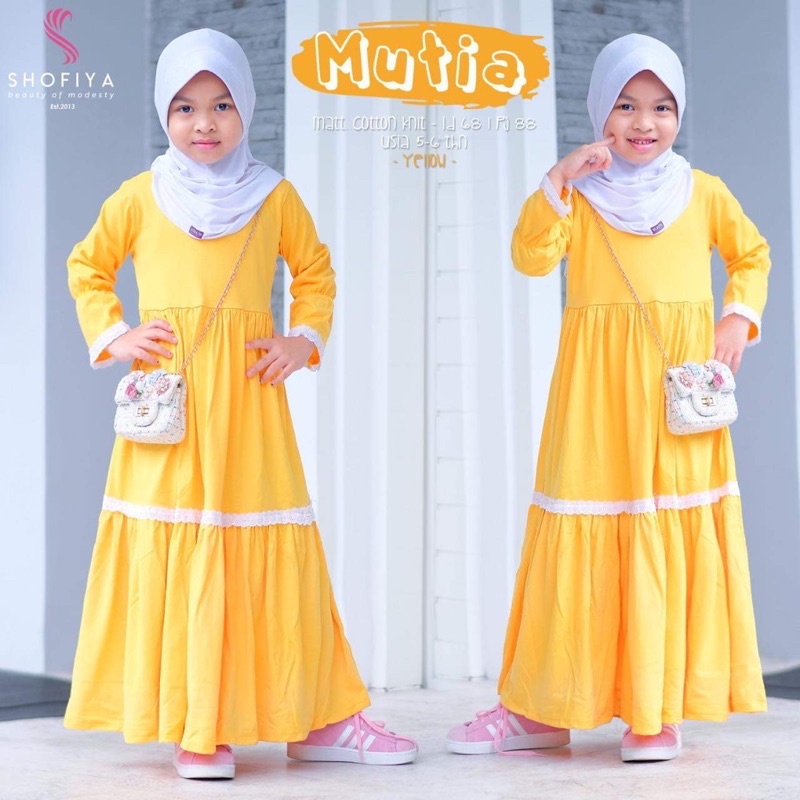 GAMIS ANAK MUTIA DRESS