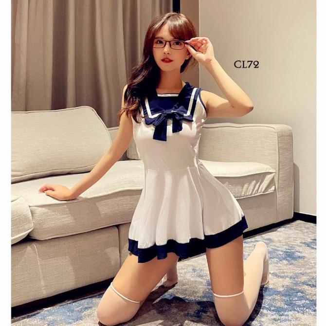 LINGGERIE SEXY SEIFUKU SAILOOR KAWAII/ BAJU SEKOLAH JEPANG COSLPAY