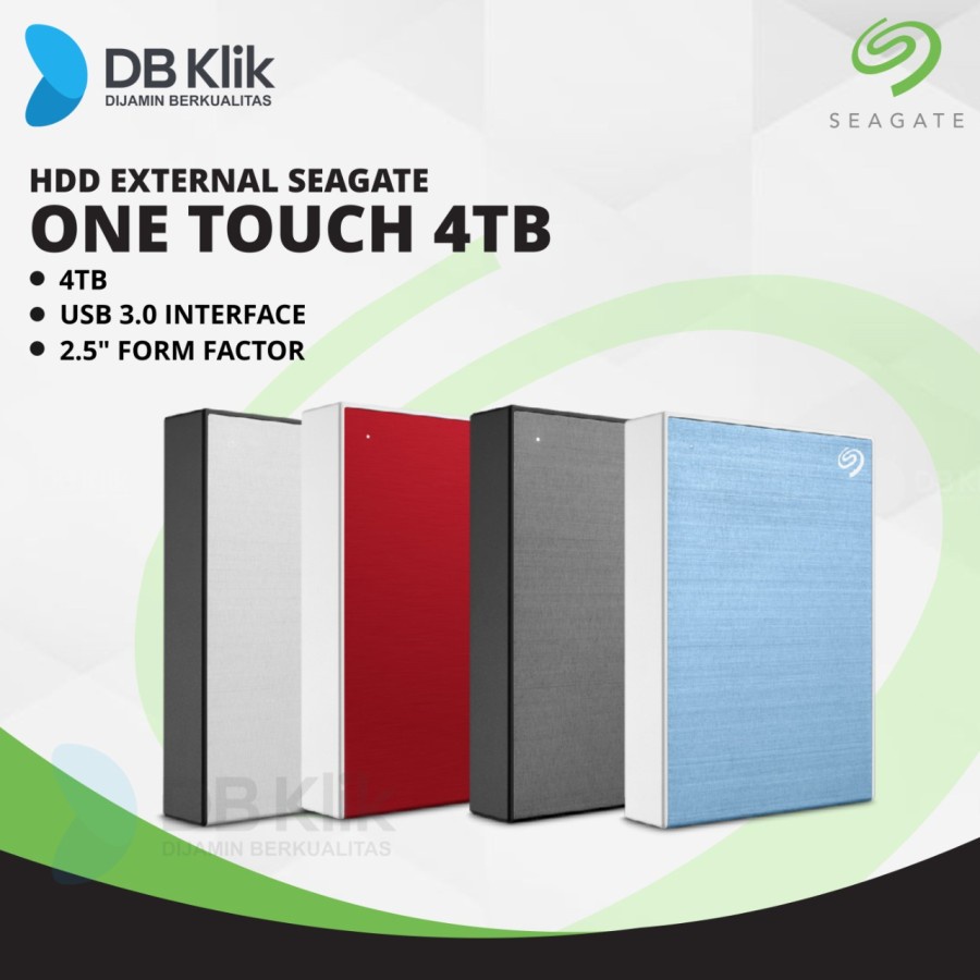 Harddisk External SEAGATE One Touch 4TB USB3.0 2.5&quot; (HDD One Touch 4TB)