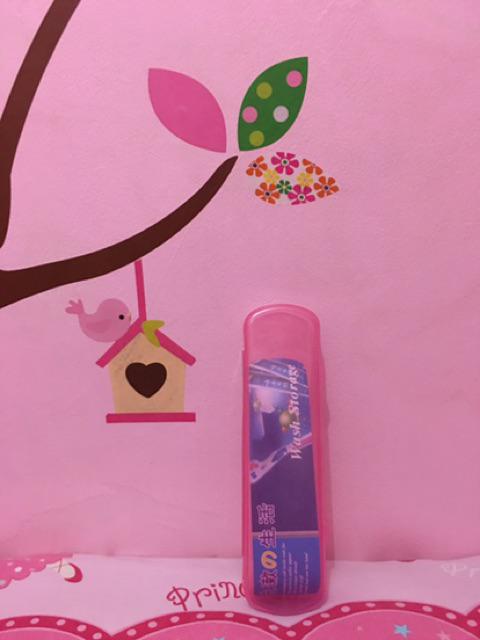 Kotak Tempat Sikat Gigi Dan Pasta / Odol Warna Warni Simple