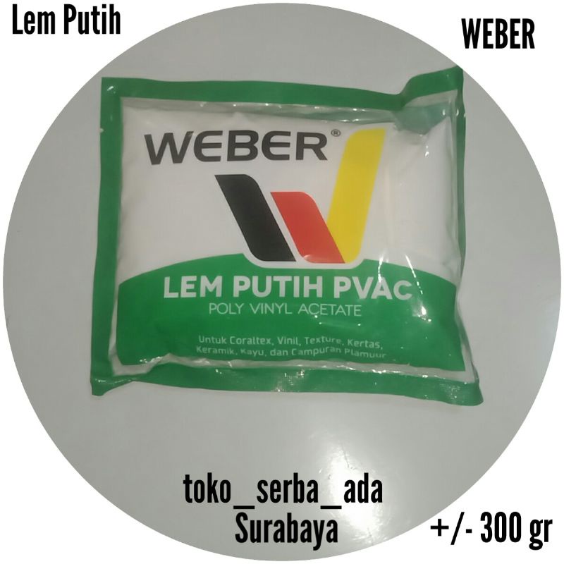 

Lem Putih Weber 300 gr (K: 2.19.170) bukan lem Rajawali