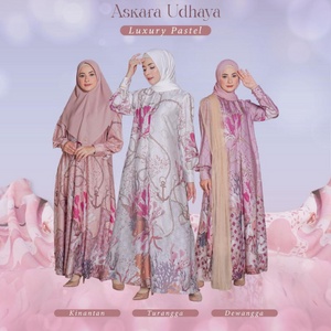 Dress Askara Udhaya Luxury Pastel Premium By Kiciks Muslimah