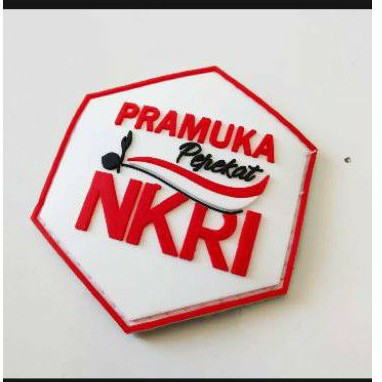 RUBBER PATCH PRAMUKA PEREKAT NKRI