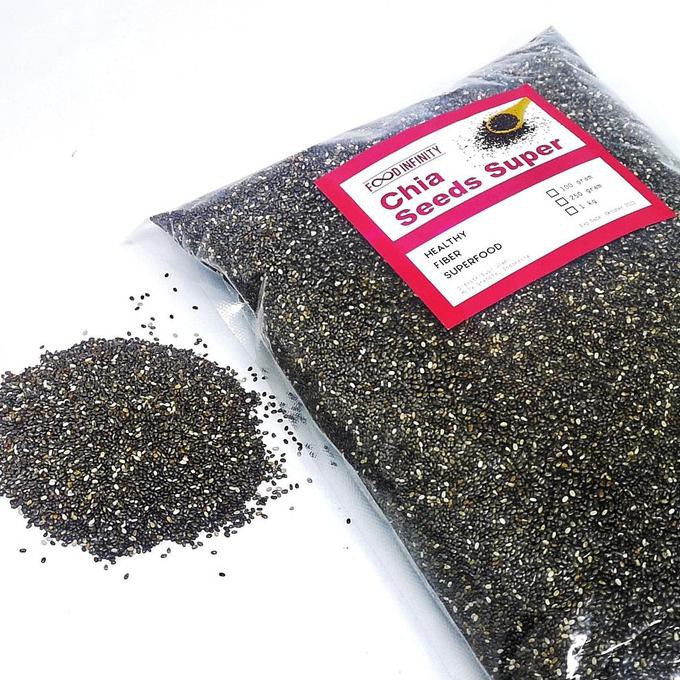 

Big Sale ORGANIC BLACK CHIA SEED 1000 gram / 1 kg MURAH Diskon