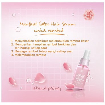 SALSA Hair Serum 80ml | Perawatan Rambut Keratin &amp; Growth Treatment | Serum Rambut &amp; Vitamin Rambut