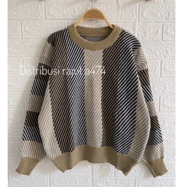 CORA KNITS SWEATER RAJUT OVERSIZE PREMIUM