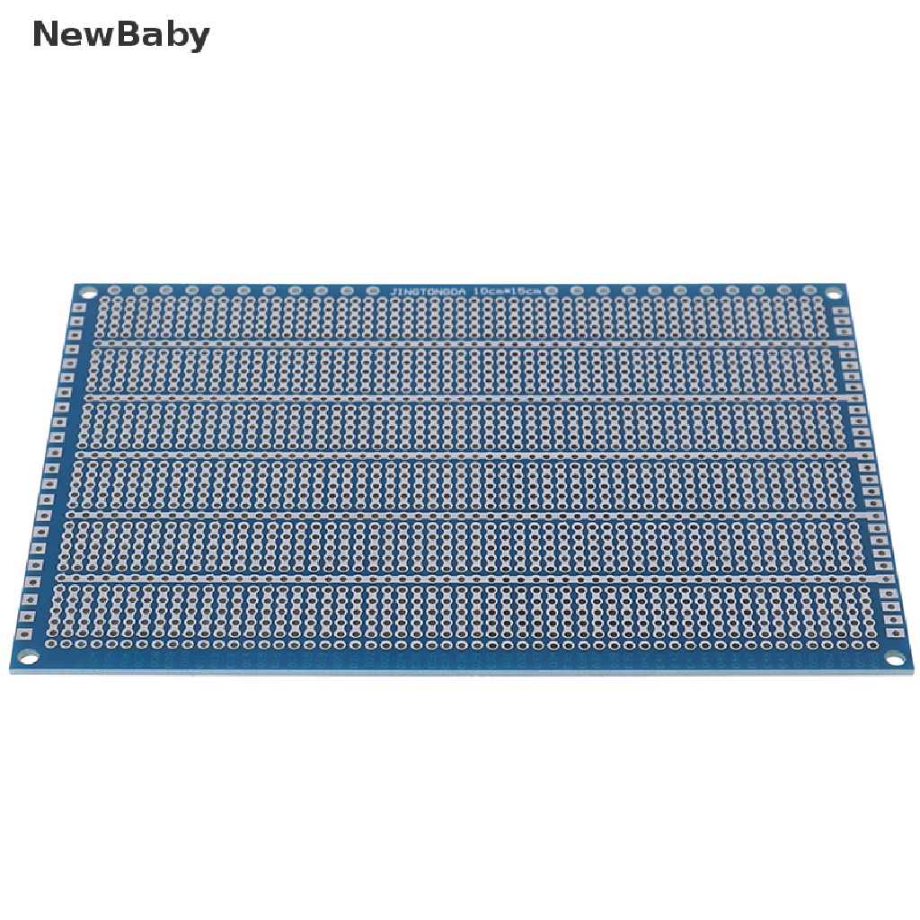 1pc Papan Sirkuit PCB Matrix Universal Satu Sisi 10x15cm Warna Biru Untuk Eksperimen