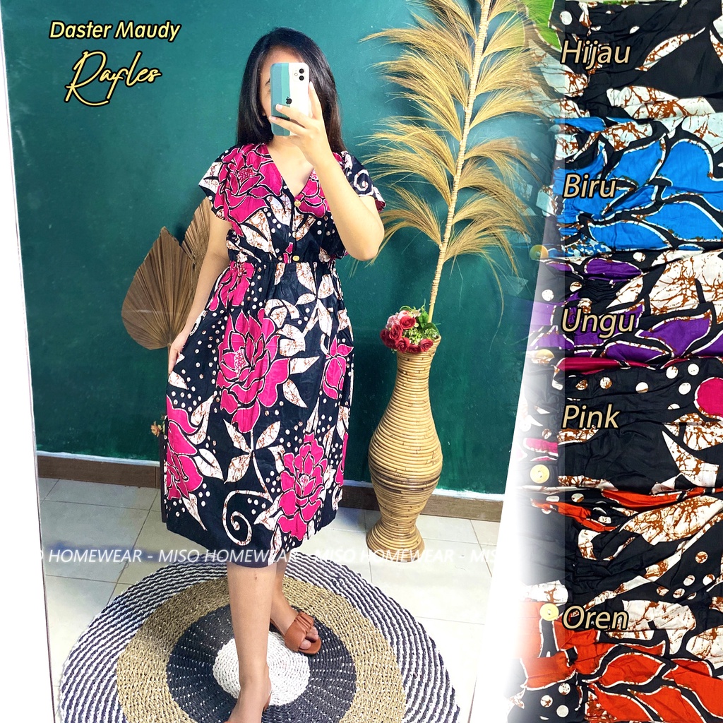 Daster Maudy | Homedress Busui | Daster Kerut Ecer Grosir Seri | Daster Sultan Viral Kekinian