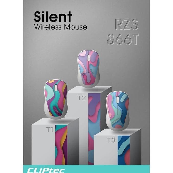 Cliptech Mouse Wireless RZS866T Xilent Trax 1200 Dpi