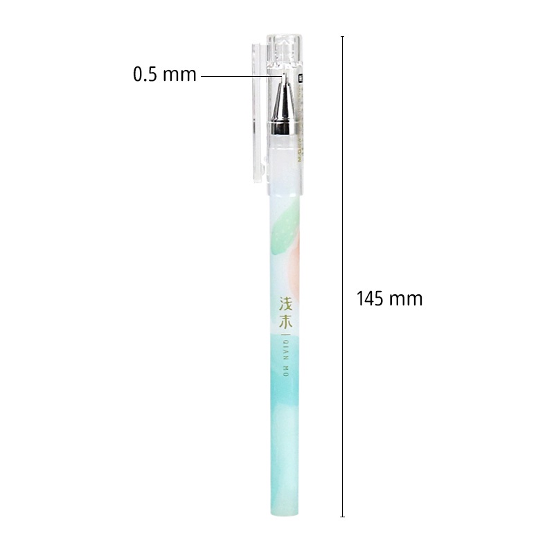 M&amp;G INS Style Cute Girl Gel Pen 0.5mm Black Ink Signature Pen