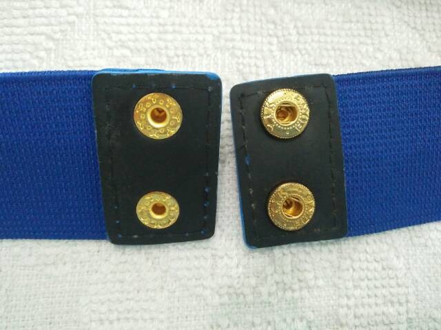 Sabuk Karet Plat Gold