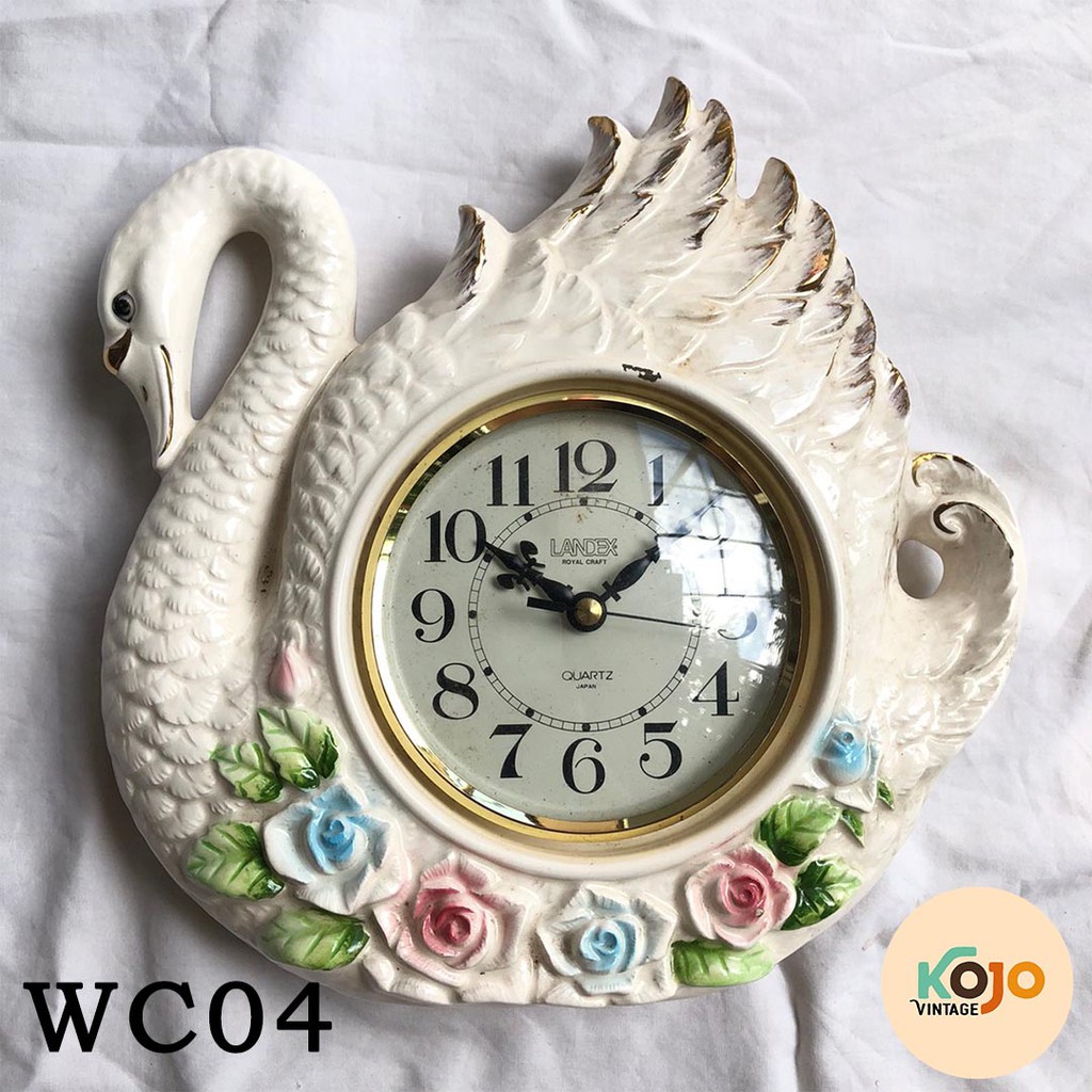 Jam Meja Antik Kuno Jadul Retro Klasik Classic Vintage Unik Landex - Angsa