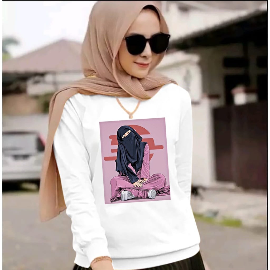 BAJU TRENDY HIJAB UGHTY HEN TERBARU-BAJU DISTRO CEWEK LENGAN PANJANG MASA KINI