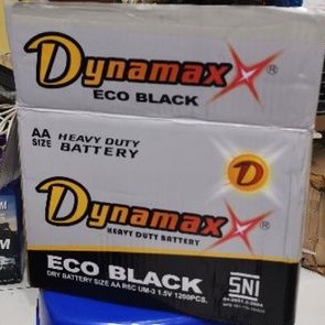 coly: BATERAI AA A2 DYNAMAX battery ECO Black 1dus karton isi 1200pcs