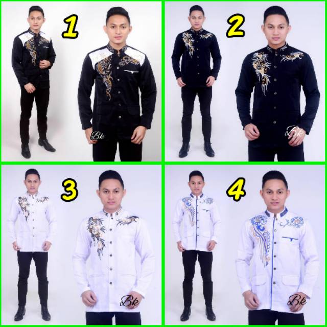 Jas Koko|Jasko|Baju Muslim Pria|Bordir Berkualitas|Baju Koko Modern