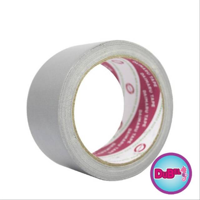

Lakban Kain Silver Daimaru / Cloth Tape Silver Daimaru 48mm / 2 inchi panjang 12M