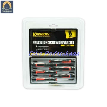 Krisbow Set Original Obeng Presisi Tip Slot Ganti