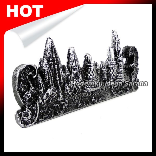 Souvenir Magnet Kulkas Tempelan Candi Prambanan Borobudur Tugu Jogja - B