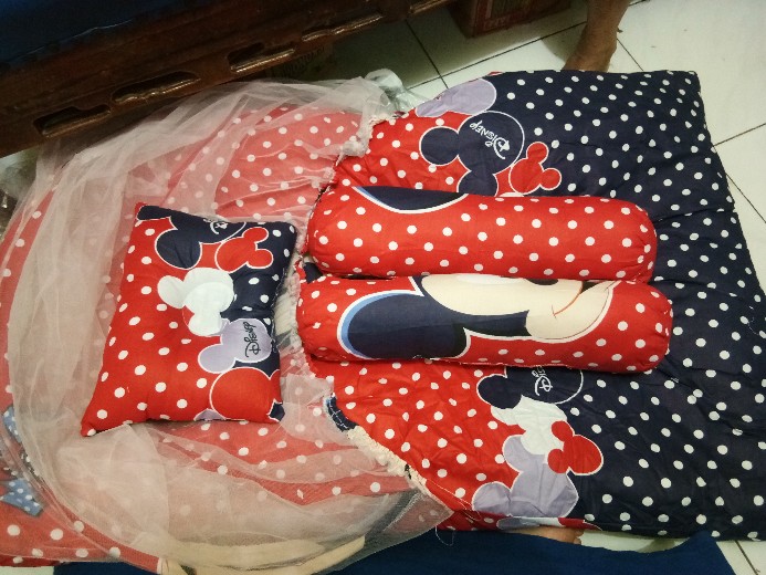 Kasur Kelambu Bayi Set Bantal Guling PREMIUM Kasur Bayi Kasur Kelambu Bayi Set Bantal Guling PREMIUM Kasur Bayi