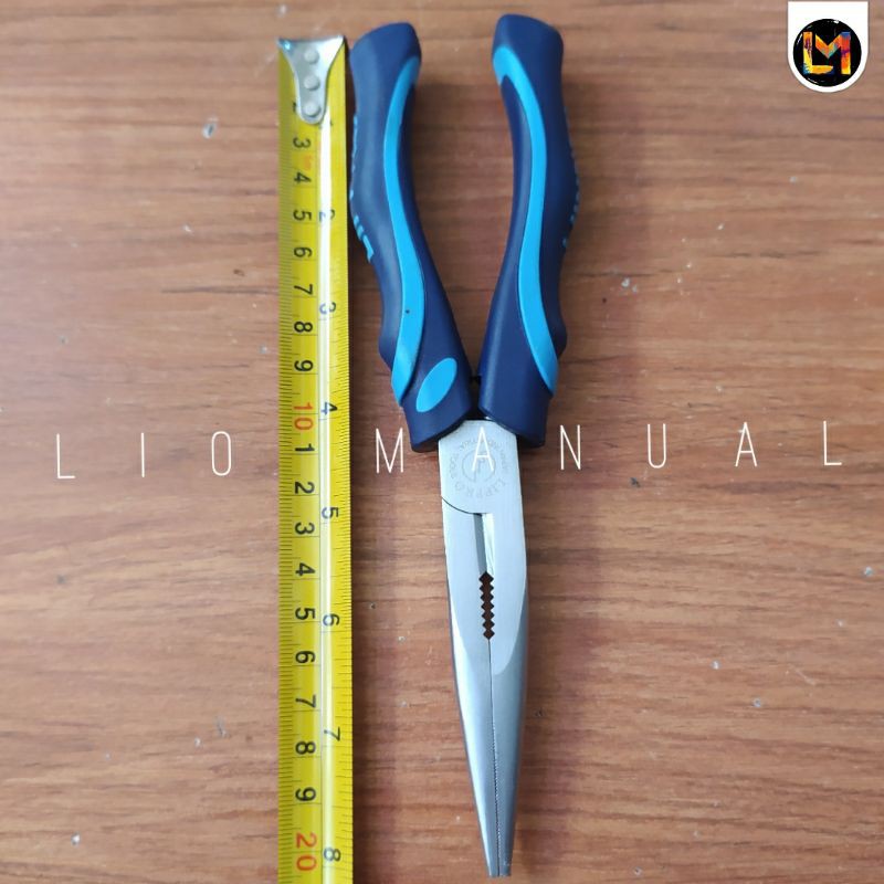 tang buaya lancip lippro 8 long nose pliers 200 mm tang cucut 8 INCH